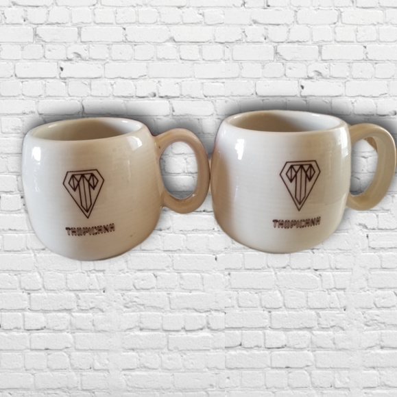 Vintage Set of Tropicana Hotel Mugs Bel Terr - Picture 1 of 4